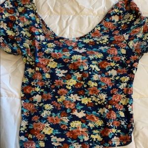 Floral crop top